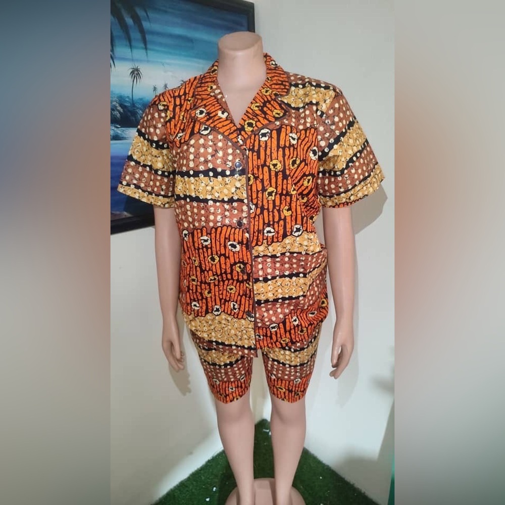 Two piece short set